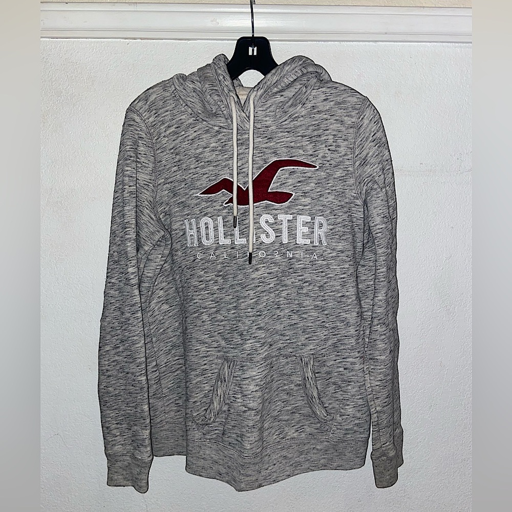 Grey Hollister Hoodie.
